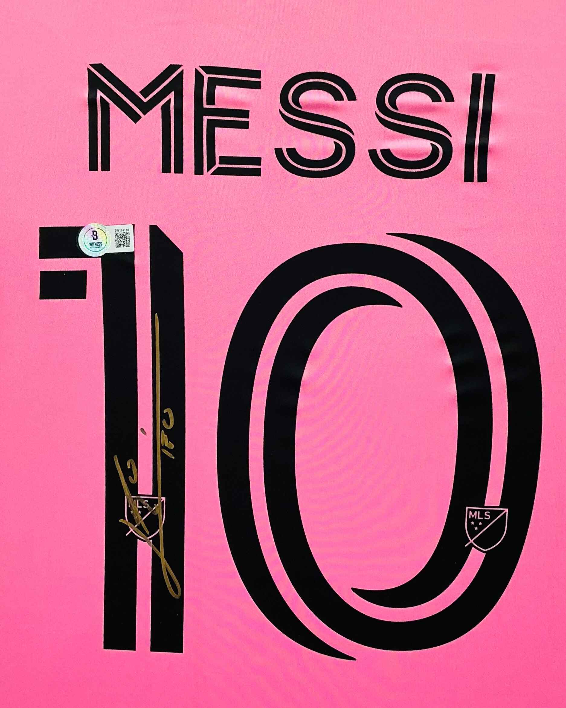 Inter Miami Lionel Messi Signed Jersey Framed