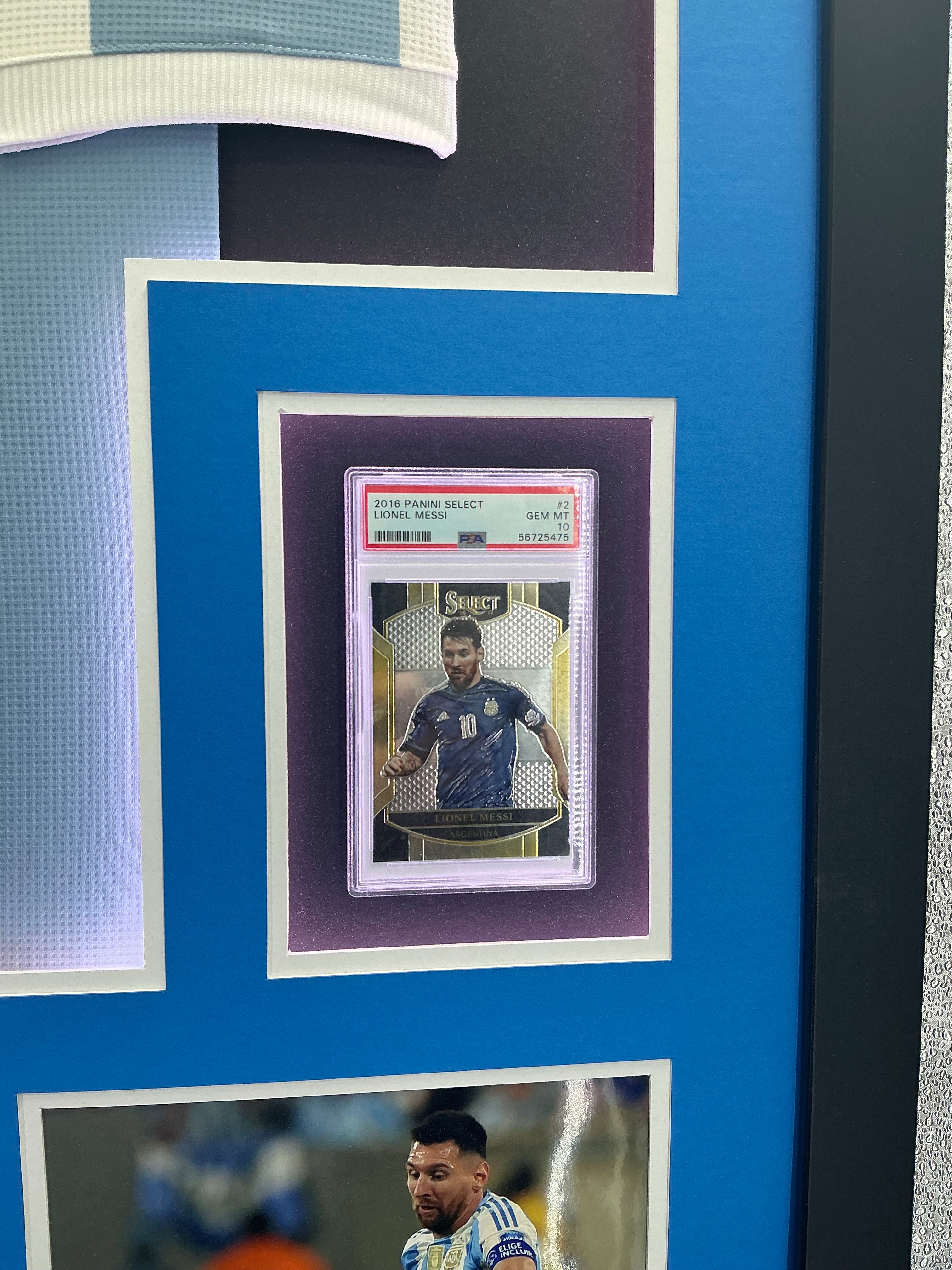 Argentina Lionel Messi Signed Jersey Framed
