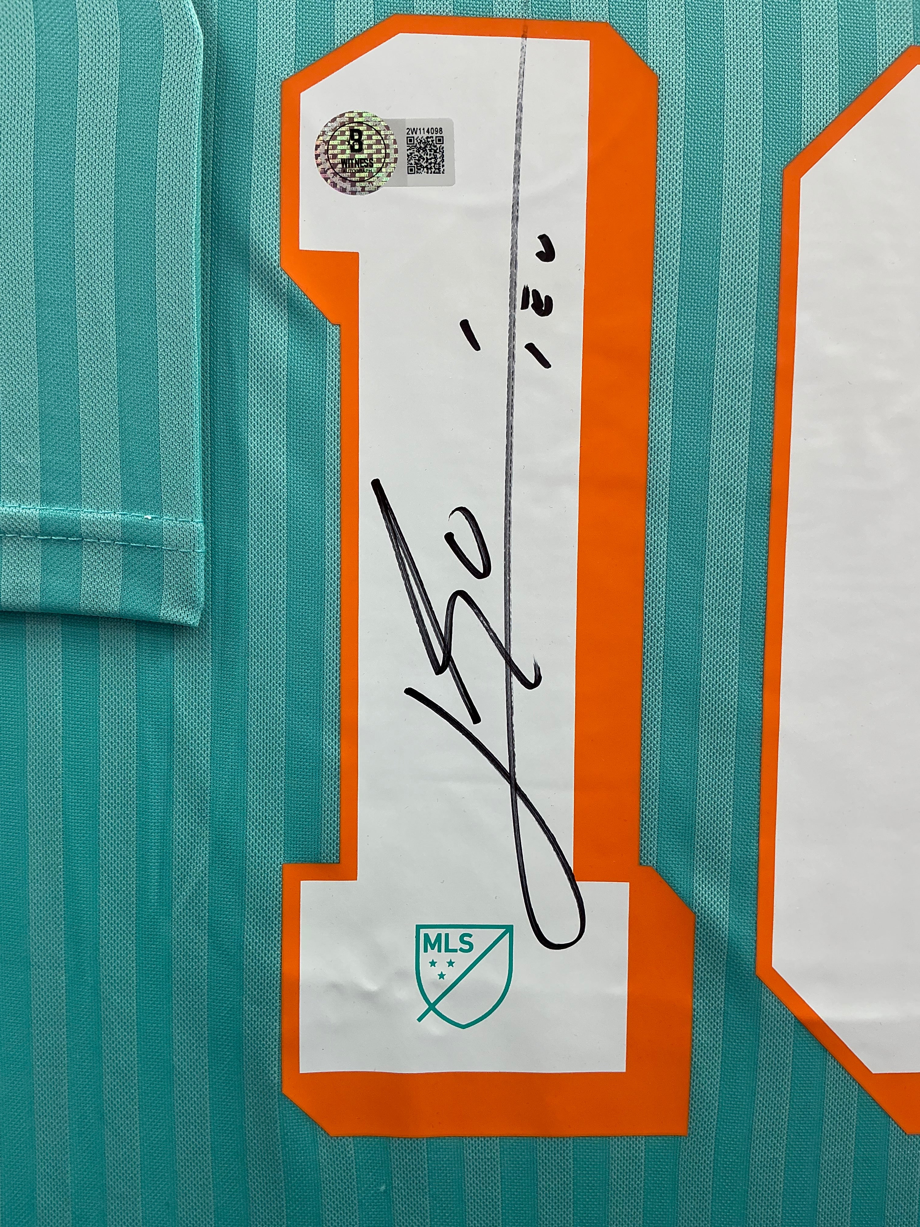 Inter Miami Lionel Messi Signed Jersey Framed