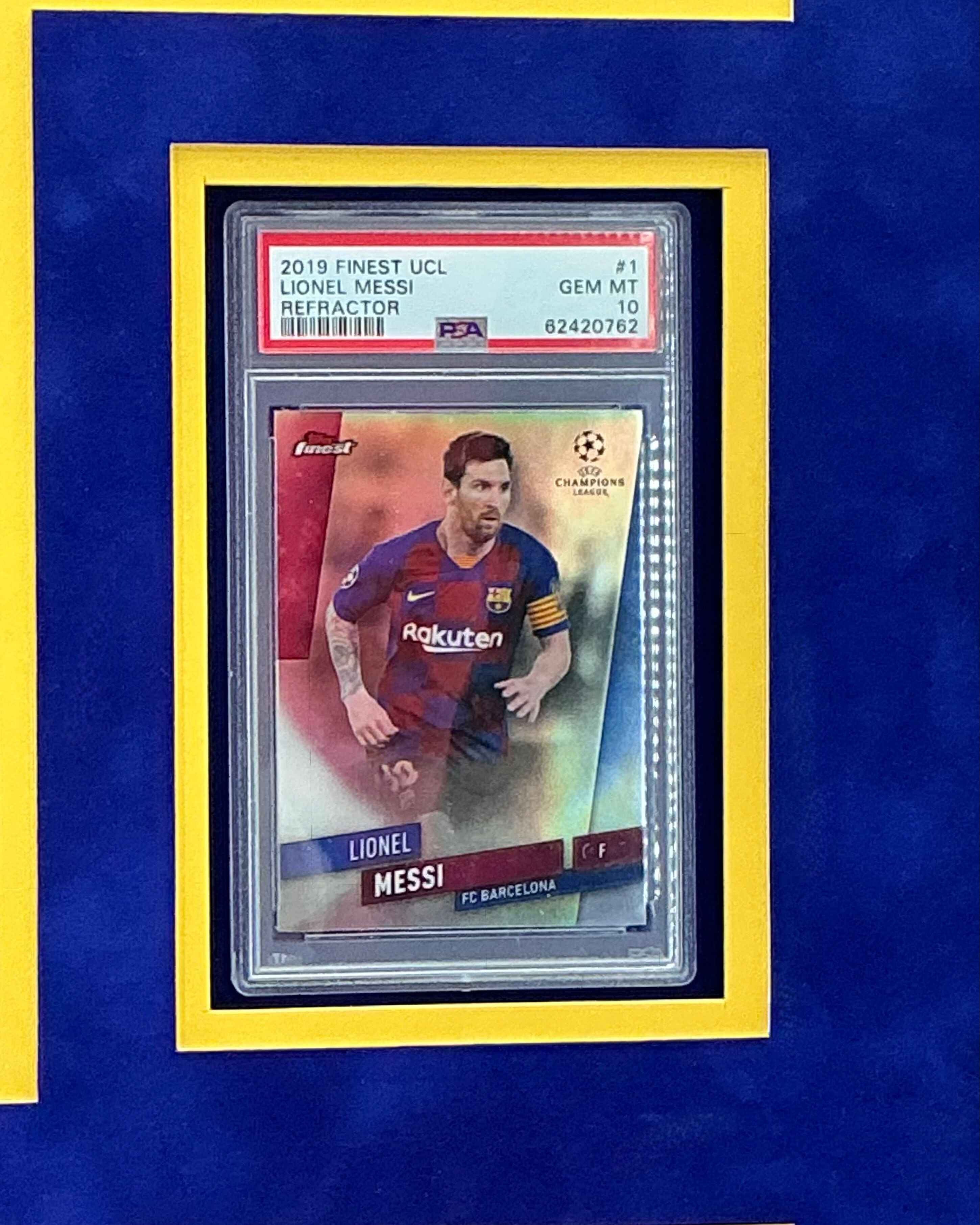 Barcelona Lionel Messi Signed Jersey Framed