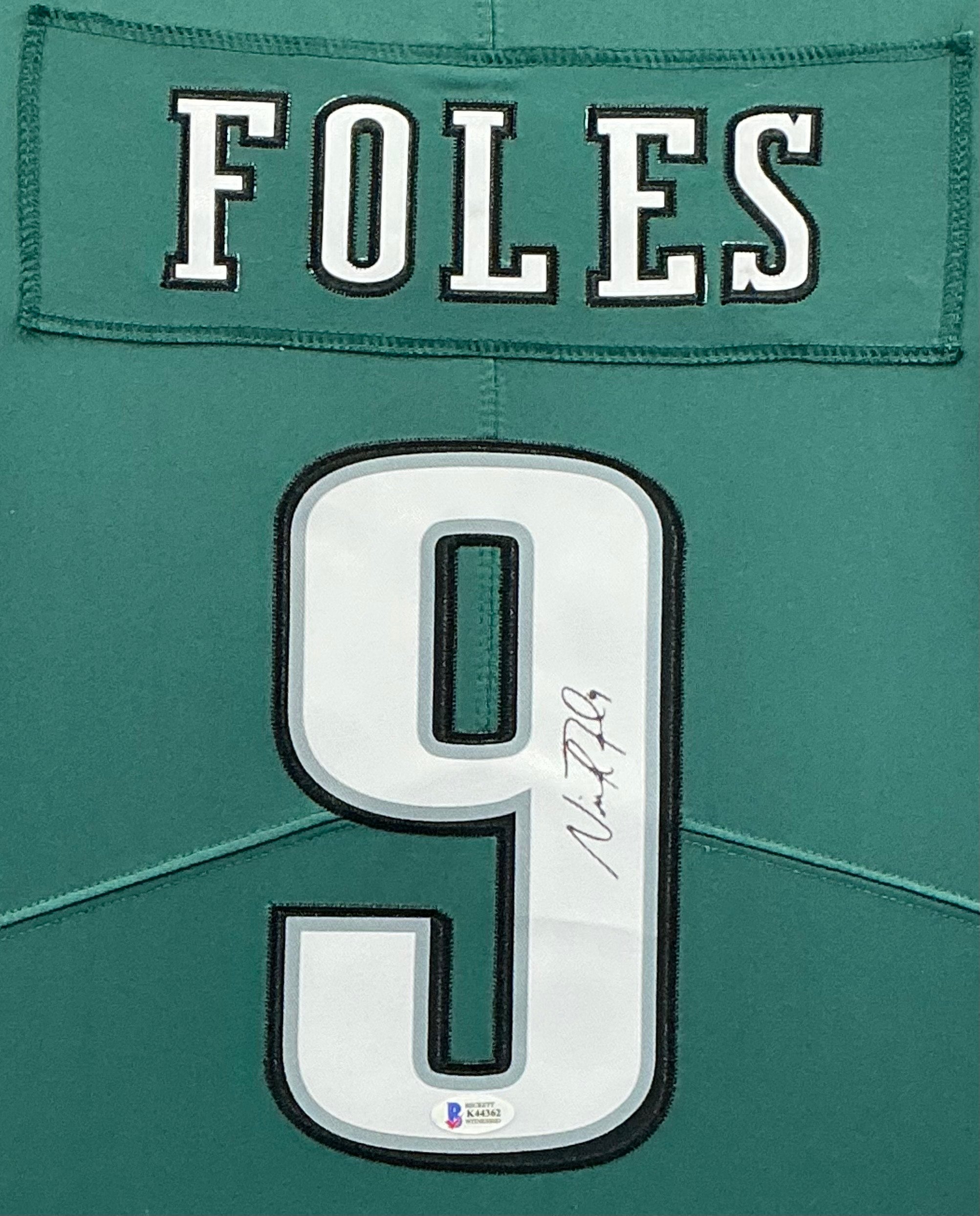 Philadelphia Eagles Nick Foles Signed Jersey Framed