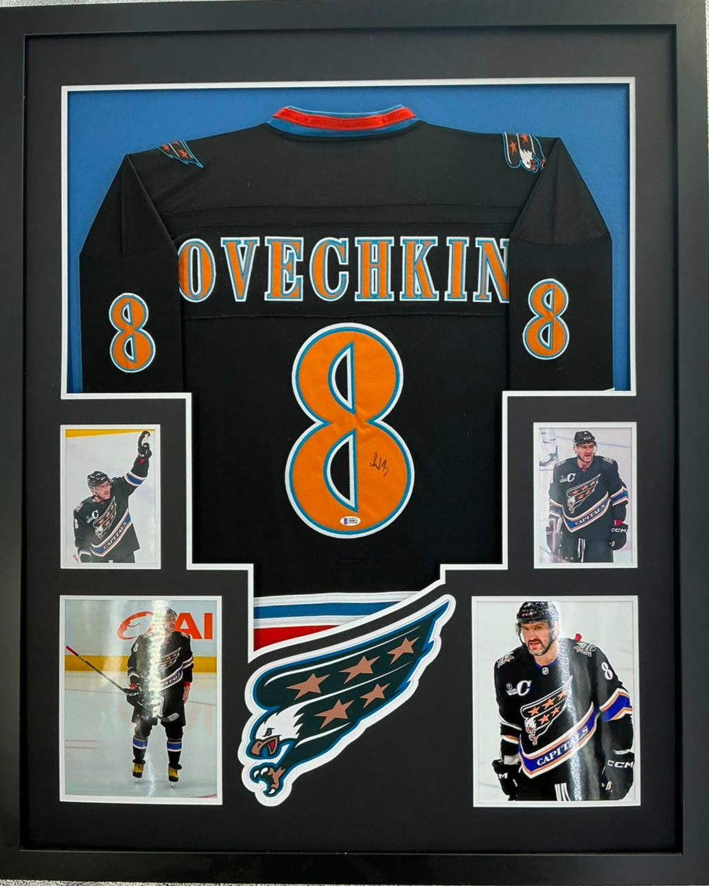 Alexander Ovechkin Signed Jersey Framed