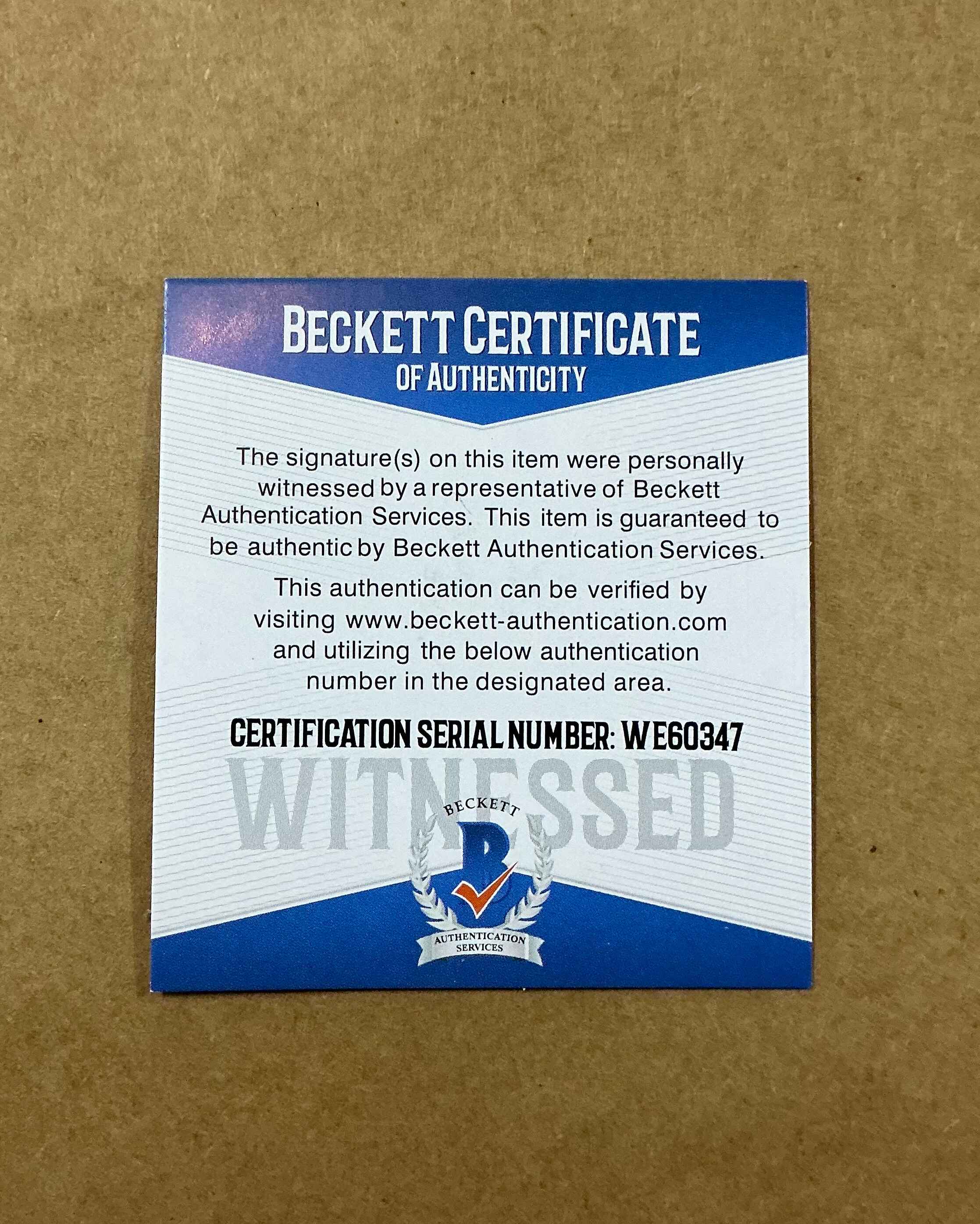 Minnesota Vikings Randy Moss Signed Jersey Framed