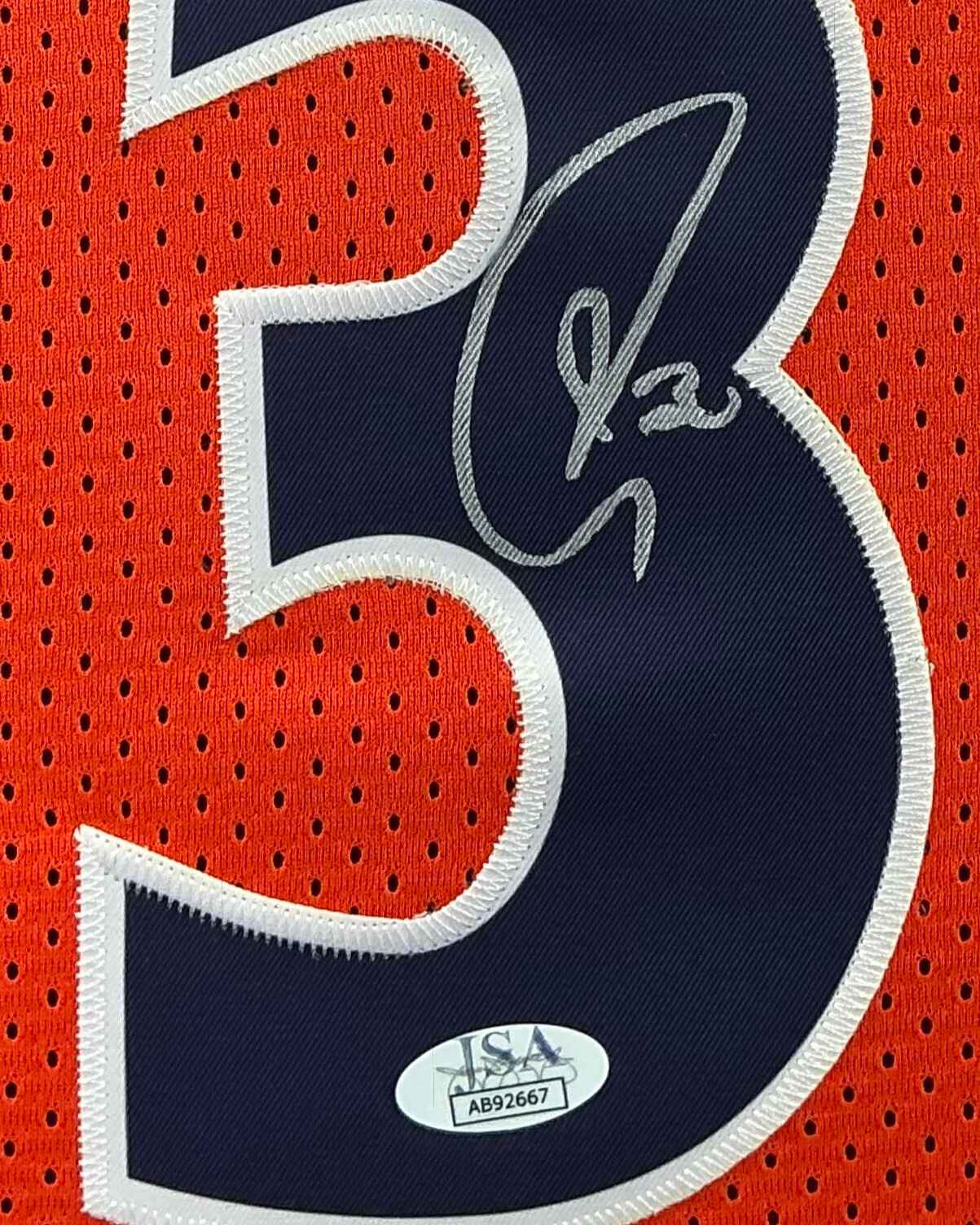 Golden State Warriors Stephen Curry Signed Jersey Framed