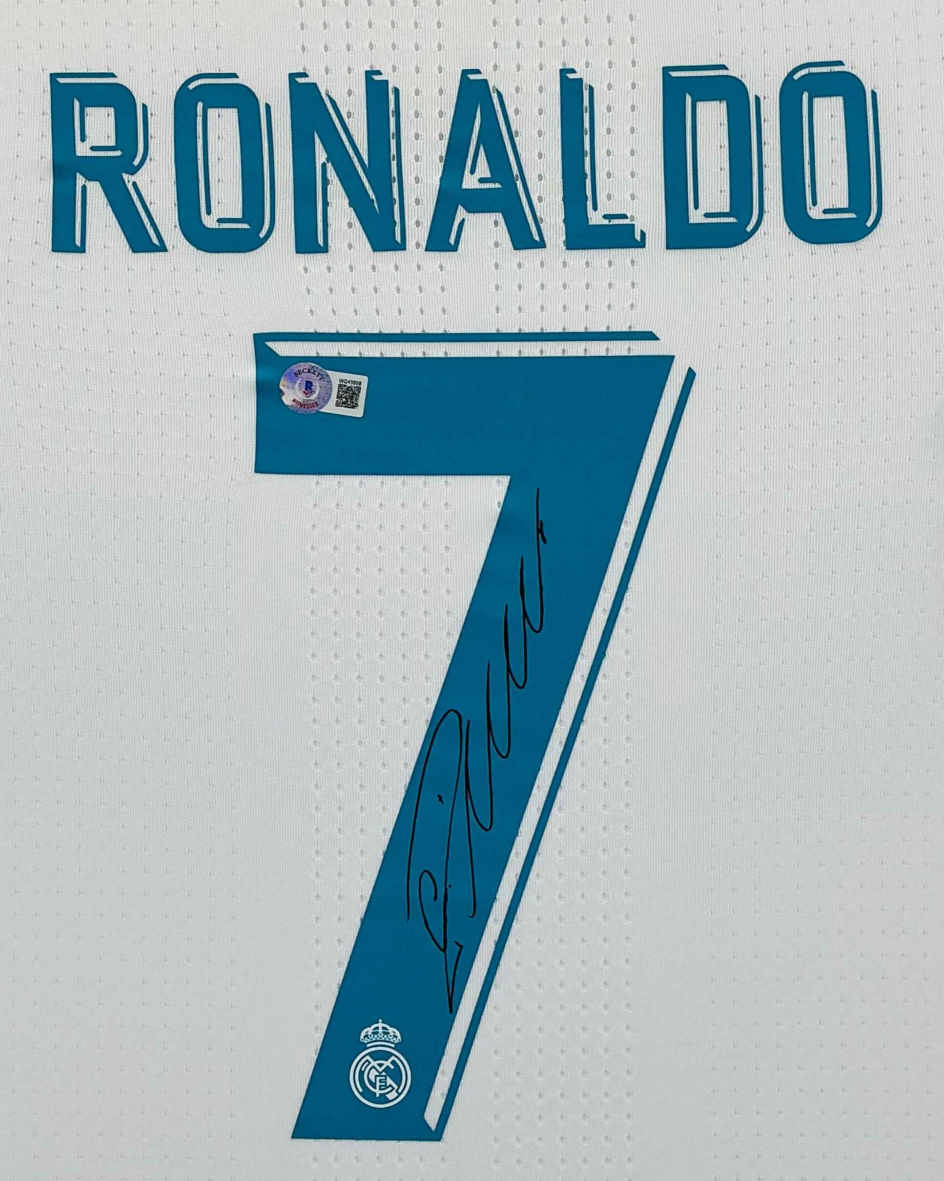 Real Madrid Cristiano Ronaldo Signed Jersey Framed