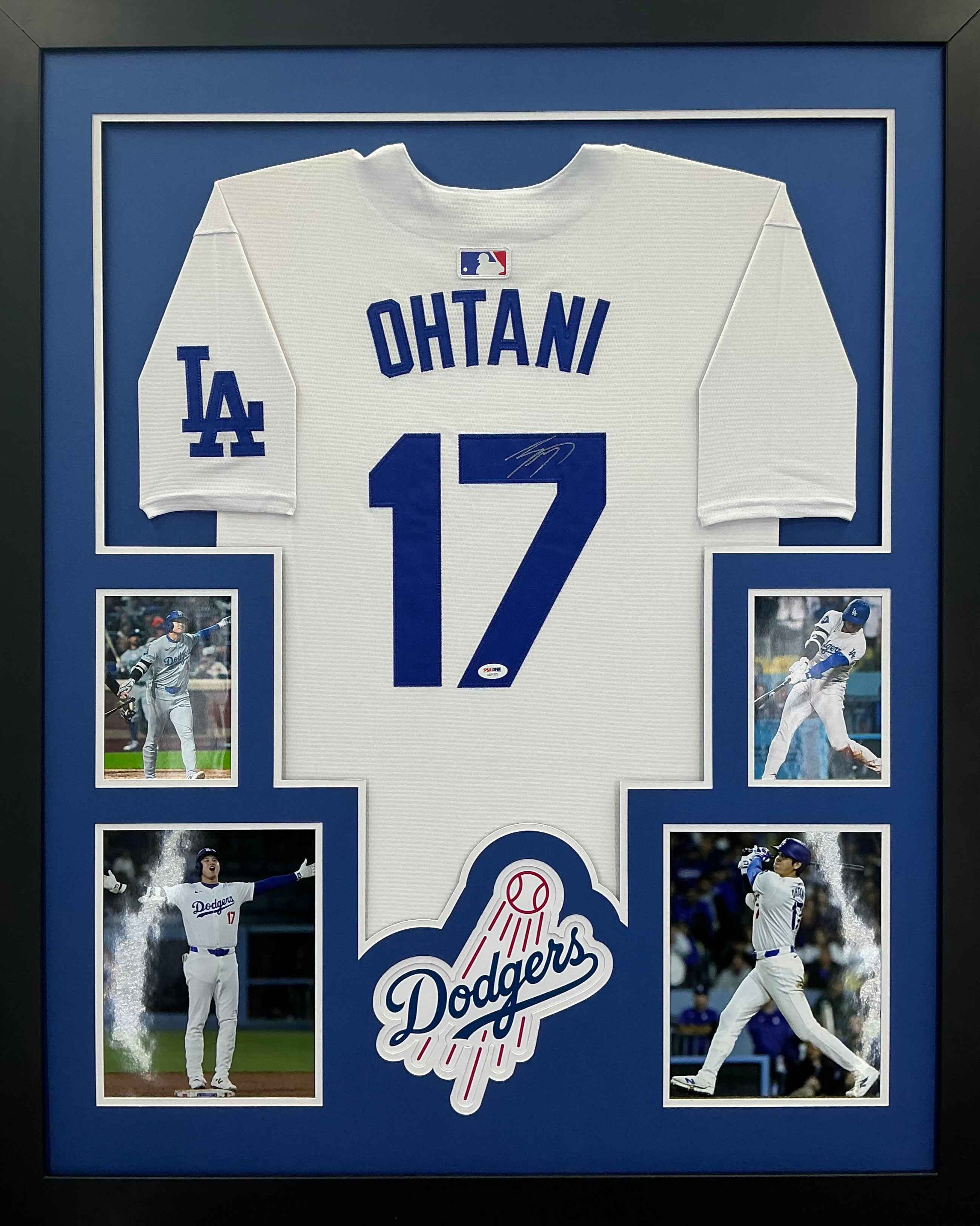 Los Angeles Dodgers Shohei Ohtani Signed Jersey Framed